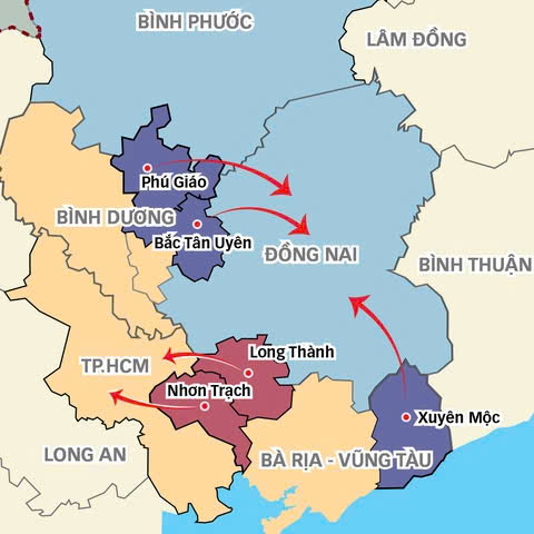 Thống nhất xây 3 cây cầu và 2 tuyến đường sắt kết nối Tp.HCM với Đồng Nai, bất động sản đôi bờ hưởng lợi?