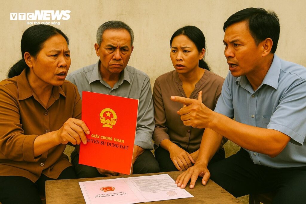 Làm gì khi hàng xóm làm sổ đỏ sang diện tích đất nhà mình?