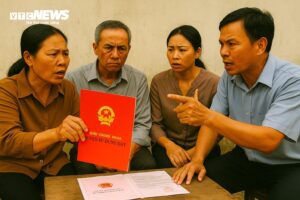 Làm gì khi hàng xóm làm sổ đỏ sang diện tích đất nhà mình?