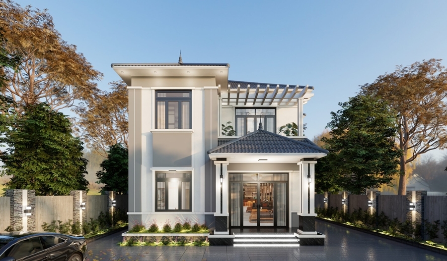 Xây biệt thự 2 tầng hết bao nhiêu tiền?