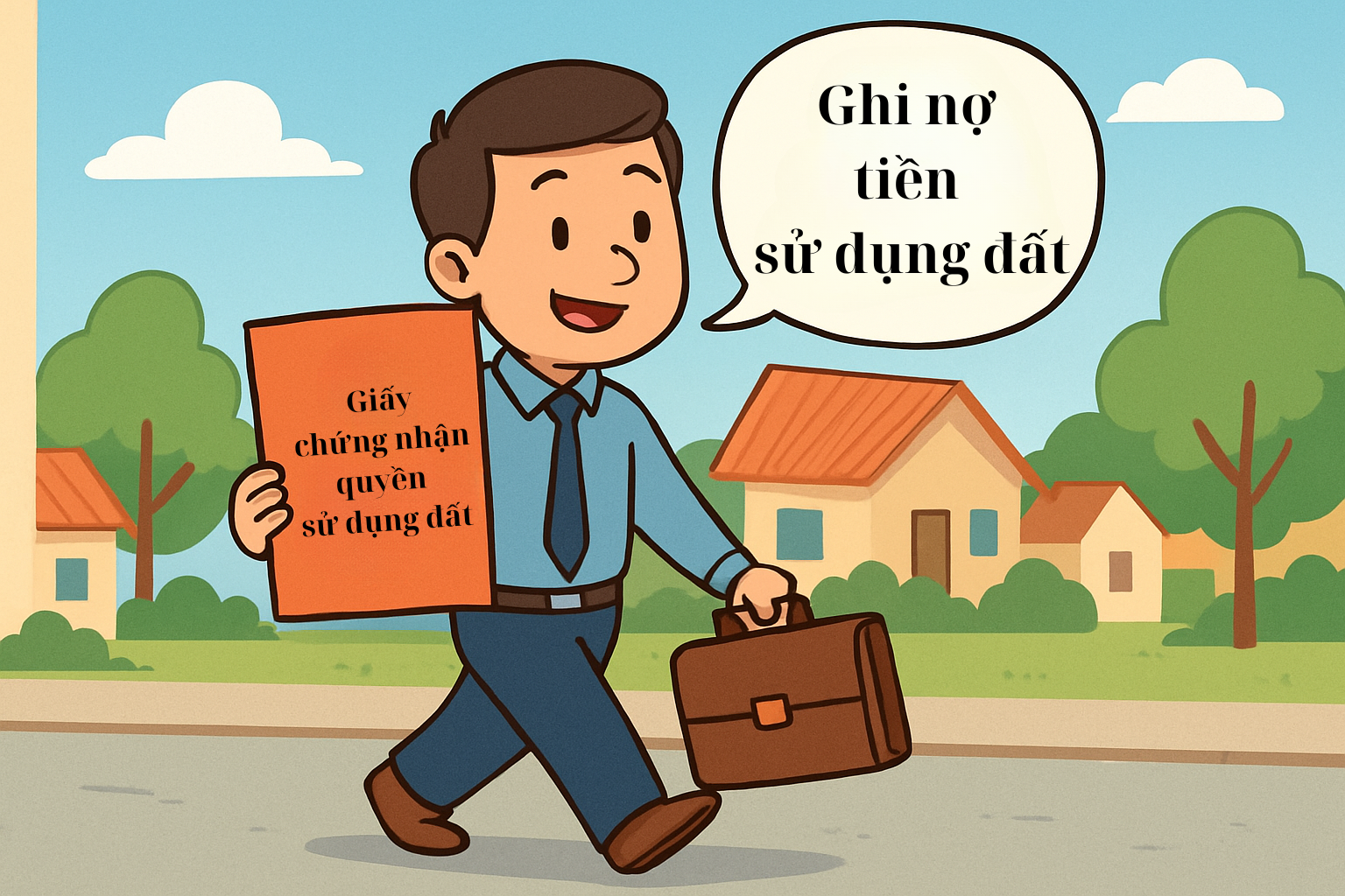 Điểm mới đáng chú ý: Người dân được ghi nợ tiền sử dụng đất khi làm sổ đỏ lần đầu.